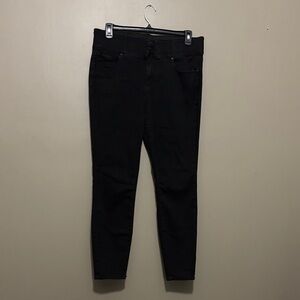 ARULA Women's Classic Black High-Waisted Skinny Jeans